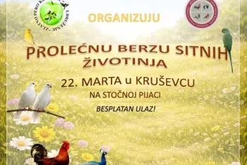 Berza sitnih životinja Kruševac 2026