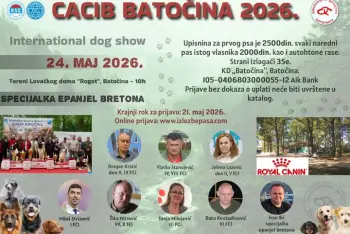 Izložba pasa Batočina 2026