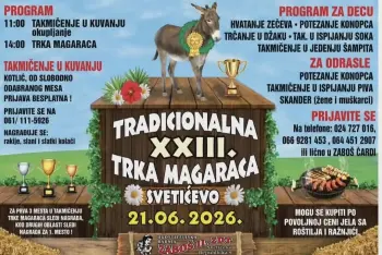 Trka magaraca Svetićevo 2026