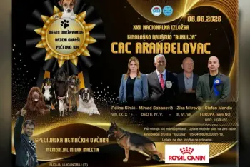 Program Izložba pasa Aranđelovac 2026