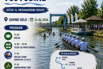 Program Regata Vode Vojvodine 2026