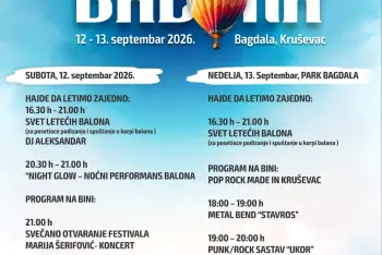 Festival balona Kruševac 2026