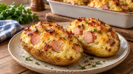 Krompir punjen viršlama (hrenovkama) - recept